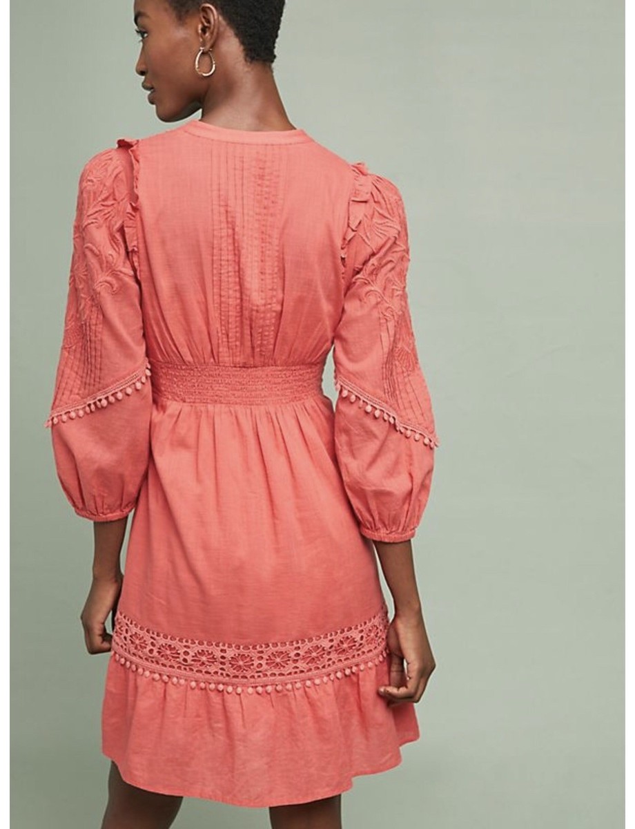 Akemi Kin Embroidered Dress Anthropologie Josephine Embroidered Dress by  Akemi + Kin Women's Smal  Bad Dogs Sales