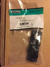 PANDUIT MTP/MPO VERTICAL FIBER ADAPTER PANEL, 4 PORT FAP4W12BLMTP