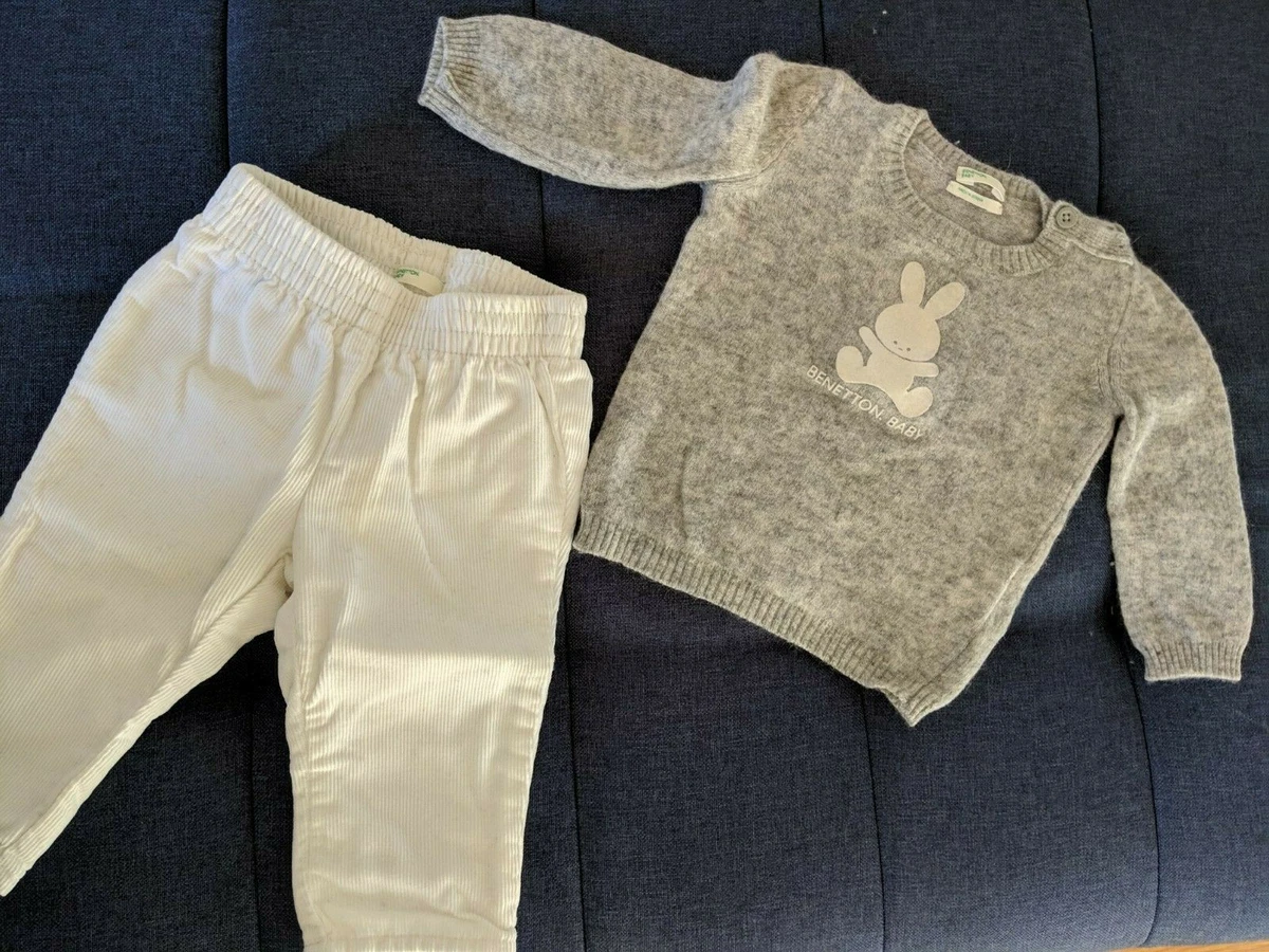 United Colors Of Benetton Maillot De Survêtement Bébé Mixte - Sweat Stretch Gratté Unisexe