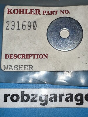 #ad GENUINE KOHLER WASHER 231690 S 231690S FITS SELECT K SERIES ENGINES NEW —B67 $9.25