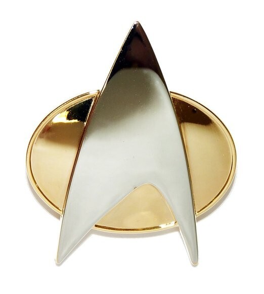 STAR TREK Next Generation Communicator Rank Pin Set Für Alle Ränge EUR