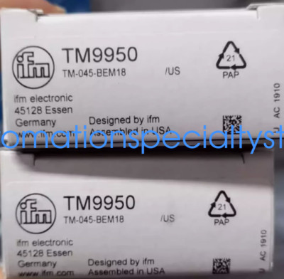 Brand new IFM  TM9950  sensor shipping Via Fedex or DHL