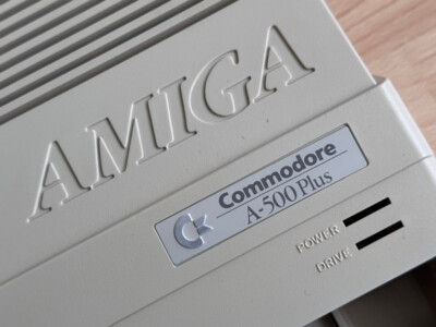 AMIGA 500+ Case AMIGA / Commodore Made In Hongkong Ser.Nr 176635 #02 25