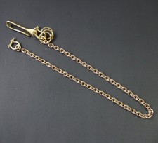 Brass Wallet Key Chain Bow Shackle Connector Belt Hook Clip Split Ring Biker