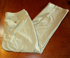 Talbots Curvy Dress Pants Women's 14 Beige Straight Leg Stretch Trousers Slacks