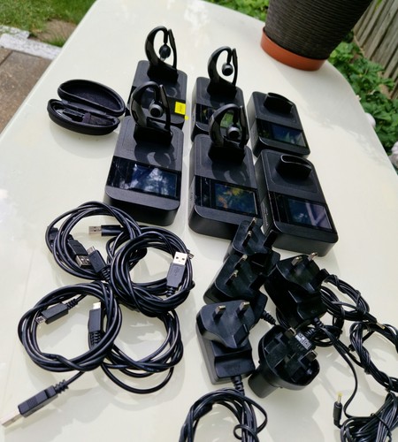 4x Jabra Motion Office Bluetooth earphone BTE6 + docks & cables + Jabra Link 360 - Zdjęcie 5 z 12