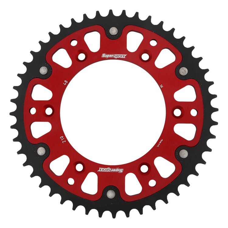 Couronne Stealth bi-matière ultra résistante 48 dents pour Honda CR et CRF