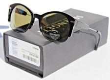 SERENGETI Vinita POLARIZED Sunglasses Shiny Black/555nm Gray Green Mineral Italy