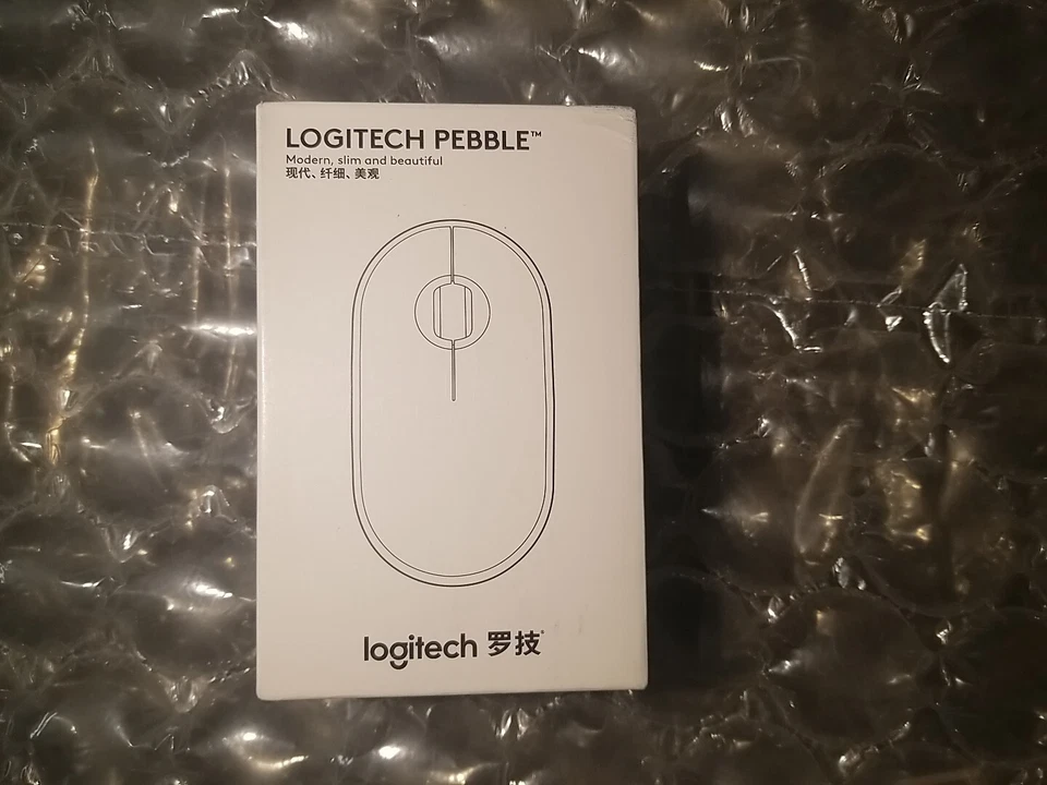 MOUSE USB OPTICAL Logitech Pebble ROSE/PINK LOGITECH New 910- 005575 QUIET - Image 2 of 4