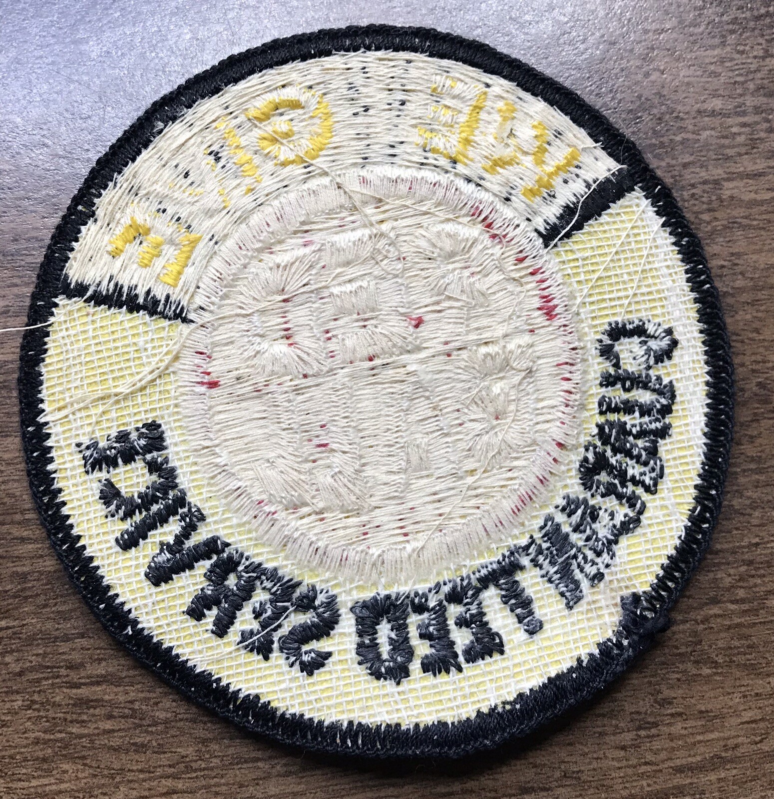 Vintage Red Ball Auto Service Uniform Patch eBay