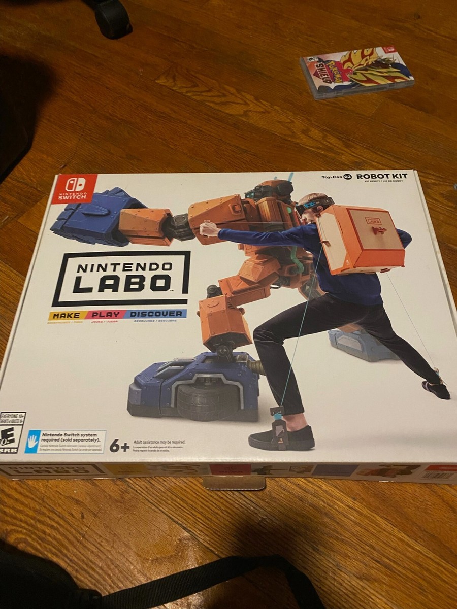 任天堂 Nintendo Labo ニンテンドーラボトイコン2 ロボットキット 1-2