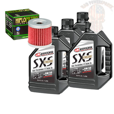 Oil Change Kit For 2008 Suzuki Lt-R450 Quadracer Maxima SXS Synthetic 5W-40