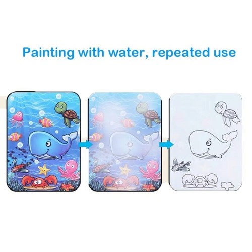 Children Watercolor Painting Book Water Drawing Books Education and Learning - Picture 12 of 17