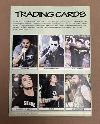 Circus Magazine April 2003 Godsmack Mudvayne Incubus Tool