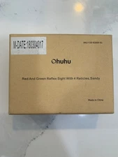 Ohuhu Red & Green Reflex Sight w/ 4 Reticles Sandy 180304017