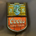 Vintage 1970’s Coors Beer “on tap” Lighted Bar Tavern Sign