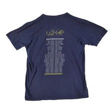 U2 Tour Shirt Men's L Blue Innocence Experience 2015 American Apparel USA Made