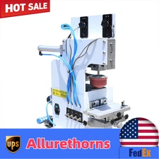 2200pcs/H Pneumatic Pad Printing Machine with Sealed Ink Printer Cups inch 4x10