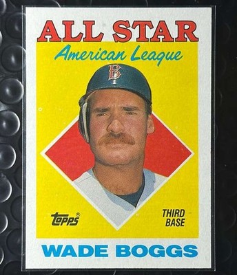 1988 Topps Cloth Test Issue #NNO Wade Boggs Mint