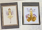 Mirabilia Cross Stitch Pixie Couture Daisy and Iris Pattern Charts Nora Corbett