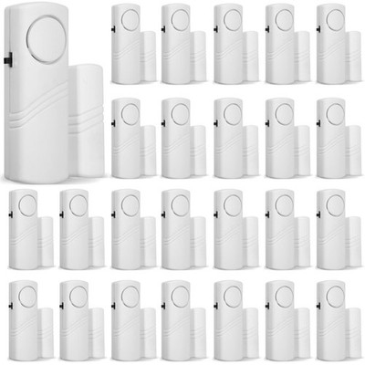 Xuhal 24 Pcs Door Window Alarm for Home Security Bulk Wireless Door Sensors S...