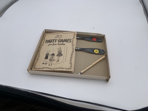 Vintage 1952 WHITMAN party fun donkey party pin the tail (No. 5352:49) - Picture 7 of 10