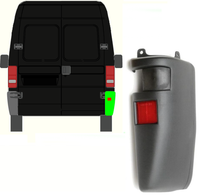 StoßStange FüR Fiat Ducato 1994 - 2006 Hinten Rechts