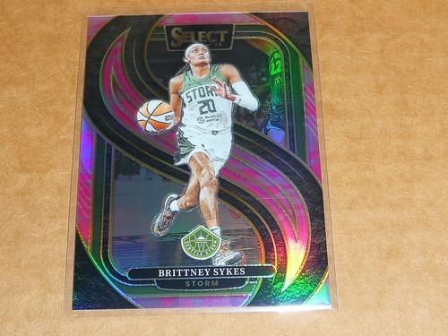 2025 Panini Select WNBA BRITTNEY SYKES PINK CAMO PRIZM STORM 156/175 #162