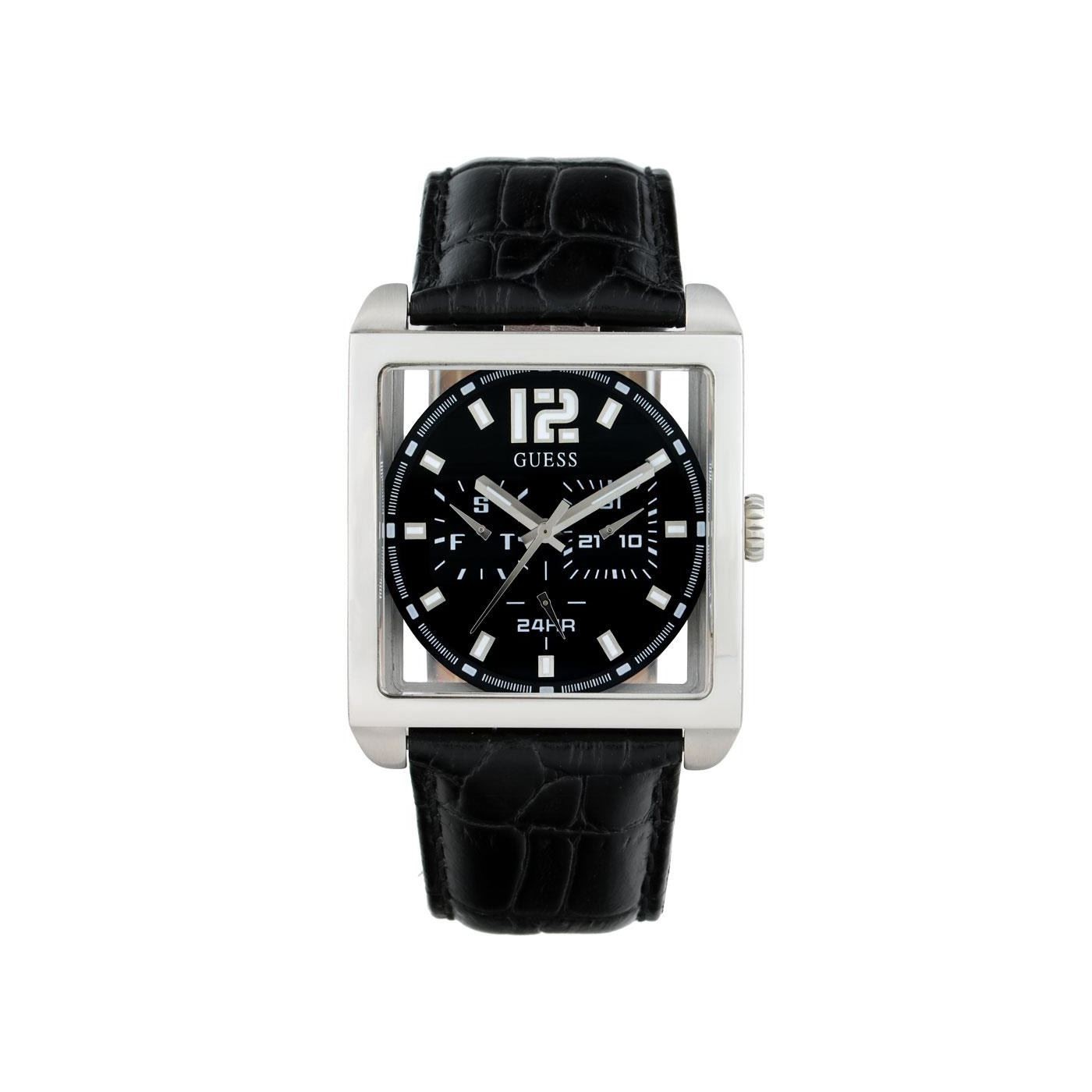 Reloj de diseño para hombre Guess PVP £175 - Precio de venta - Fecha del día cuadrado - W13593G1