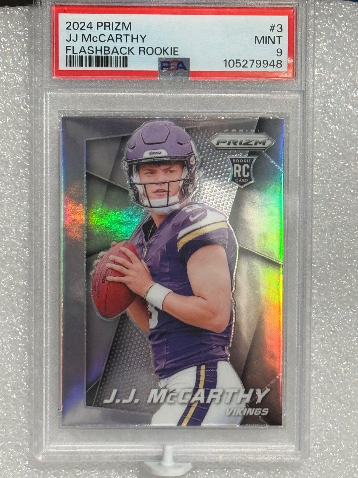 2024 Panini Prizm - Prizm Flashback Rookie J.J. McCarthy #3