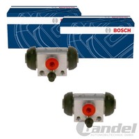 2X Bosch Radbremszylinder 17,5Mm Passend FüR Renault Twingo Trommelbremse | F