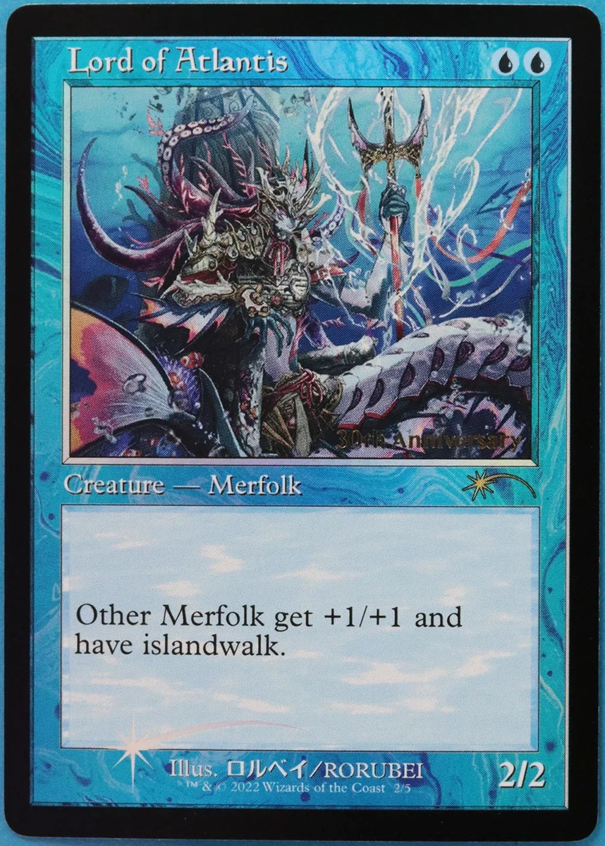 プロモ　foil　アトランティスの王/Lord of Atlantis　４枚 プロモ foil アトランティスの王/Lord of Atlantis 4枚 プロモ foil