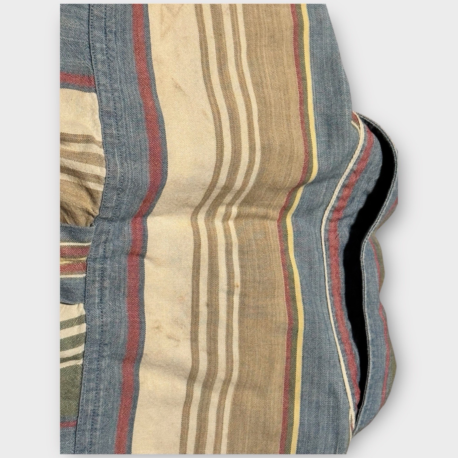 Camicia uomo Adirondack Savile Fila con bottoni manica corta a righe *LEGGI DESCRIZIONE