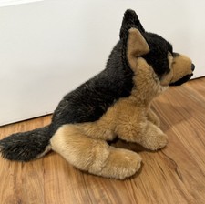 Animal Alley German Shepherd Dog Plush 10" Brown Black K9 Toys R Us 2012
