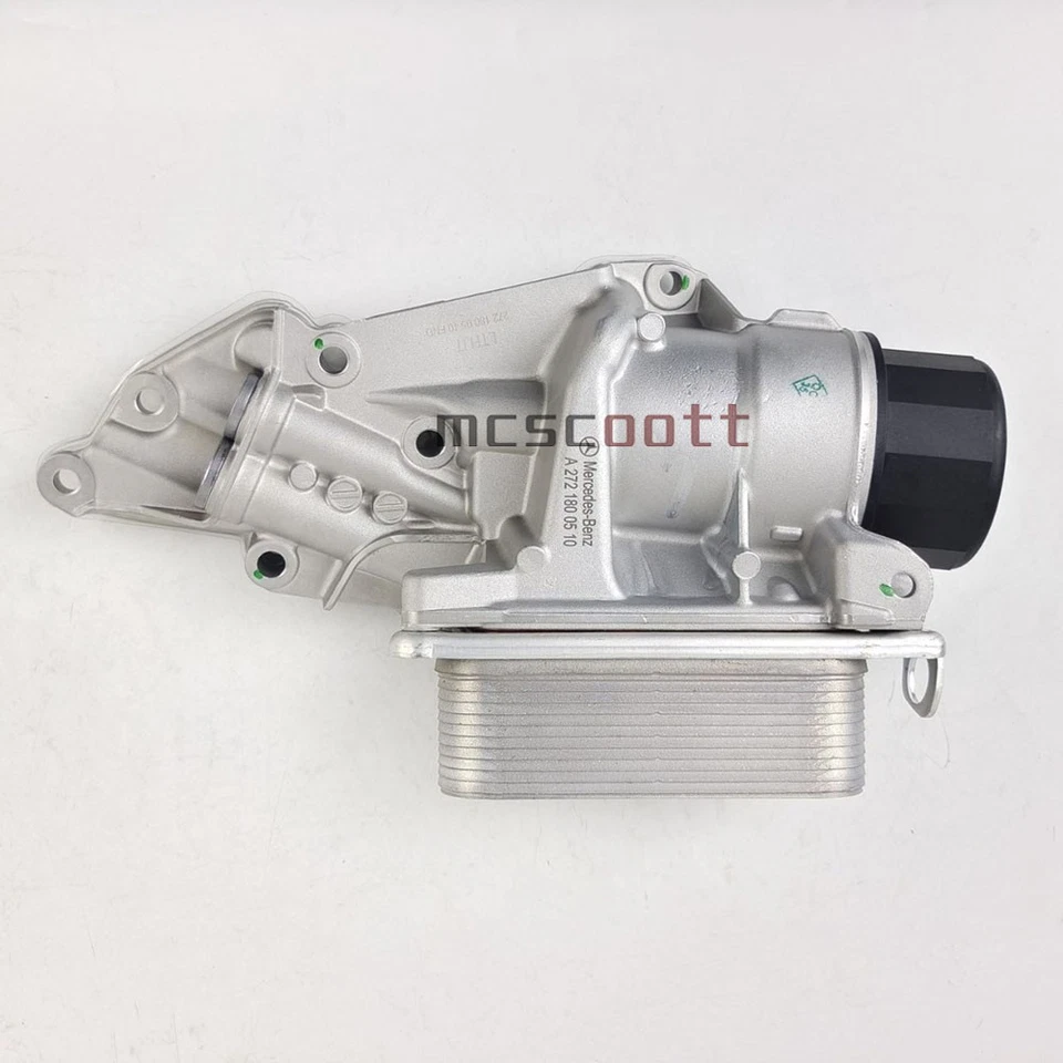 Oil Filter Housing 2721800510 With Oil Cooler Fits Mercedes Benz W203 W463 X164 Foto 4 de 4