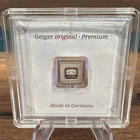 Geiger 1 Gram .999 Silver Bar In Square Assay Security Feature Serialized