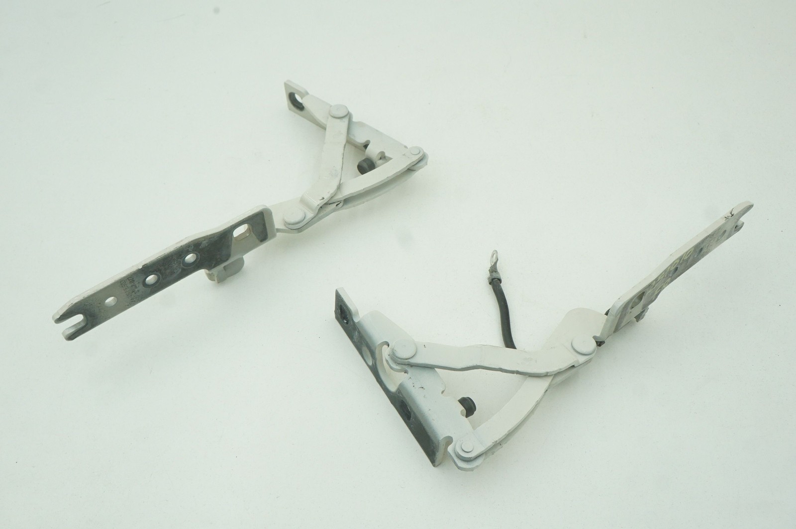 Set 2 Front Left Right Hood Hinge White 41617210682 Rolls Royce Phantom Vii 2006