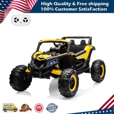 24V Power Wheels Electric Ride on UTV Car Toys Gift for Kids with Remote Control