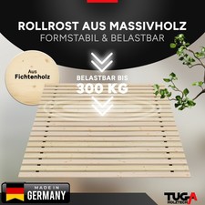 Marken Rollrost mit 50% Rabatt B-Ware TUGA Lattenrost Bettrost Rolllattenrost