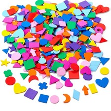 Assorted Foam Shapes Stickers,1050 Pieces Bulk Self Adhesive Collag... Fast Ship