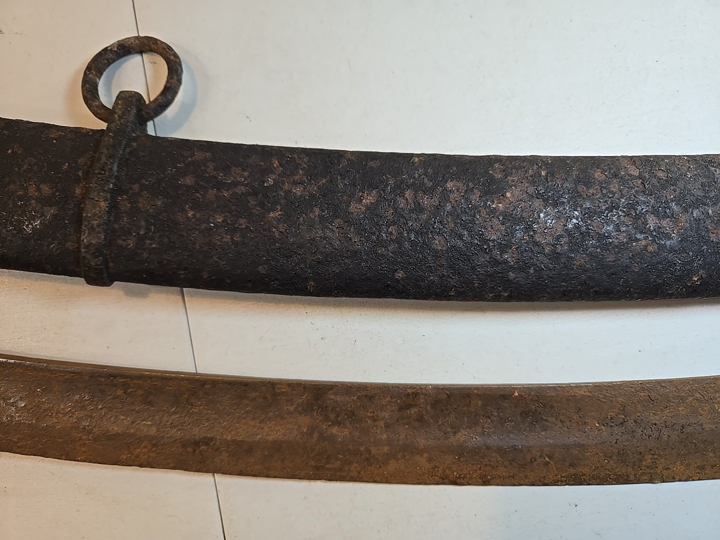 British Pattern 1796 Light Cavalry Troopers Sword w/Scabbard - Relic