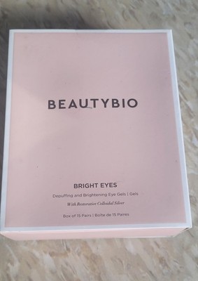 BeautyBio Bright Eyes Depuffing and Brightening Eye Gels,15 Pairs NIB
