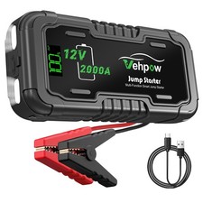 2000A Jump Starter, Car Battery Jump Starter - 12V Lithium Booster Pack, 2000...