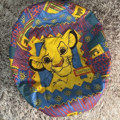90s Disney The Lion King Simba Kids Size Bean Bag Chair 