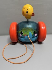 Fisher-Price Elephant Safari Pull Toy Chick Rattle Activity Toy Multicolor Baby