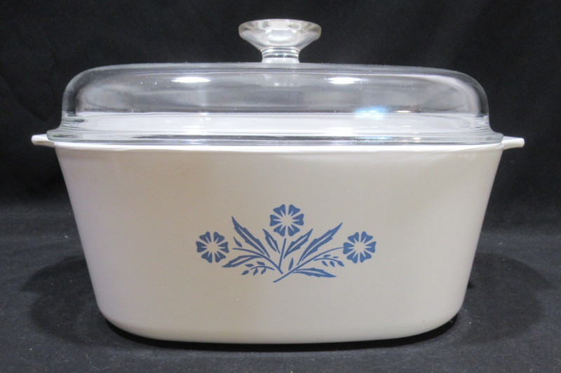 Corningware "Blue Corn Flower" 5 Qt. Casserole Dish A-5-B