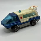 Hot Wheels Redline The Heavyweights Ambulance 1969/1970 Blue - Made In Hong Kong