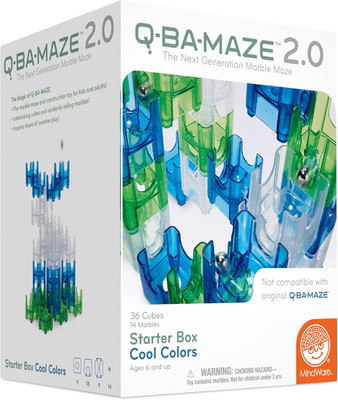 Mindware Q-BA-MAZE Starter Box Coole Farben The Next Generation Murmelspiel