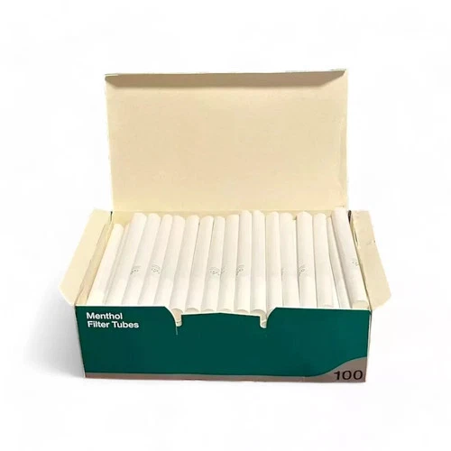 500x Ventti Menthol Filter Tubes Cork Empty Cigarette Tubes Green - Picture 3 of 3