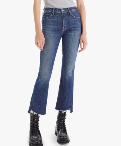 MOTHER The Insider Crop Step Fray Girl Crush - Size 25 (see description)